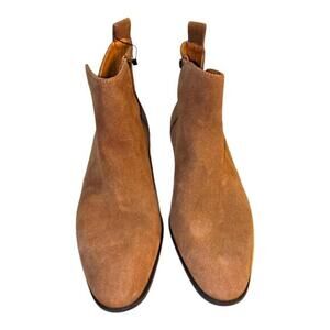 Zara | Shoes | Zara Men Leather Chelsea Boots Size 4 New 